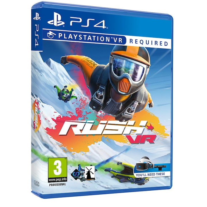 Rush Vr Psvr PlayStation 4 és PlayStation VR Játékszoftver