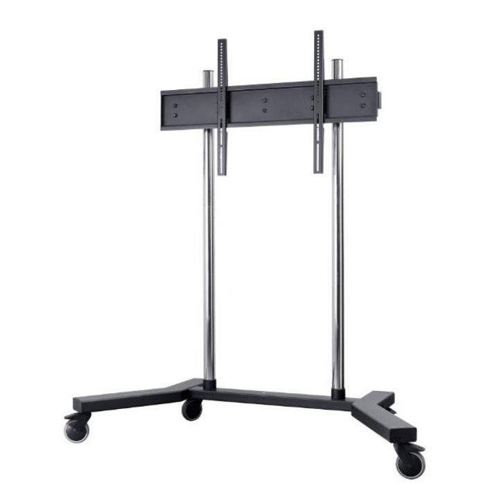 Suport TV, Edbak, TR18, Cu roti, Negru