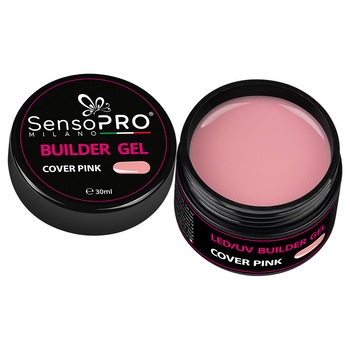 Gel Camuflaj Unghii SensoPRO Milano 30ml - Cover Pink Gel Camuflaj Unghii SensoPRO Milano 30ml - Cover Pink