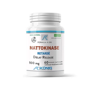 Nattokinase, 60 capsule cu eliberare intarziata, Konig Laboratoriums Nattokinase, 60 capsule cu eliberare intarziata, Konig Laboratoriums