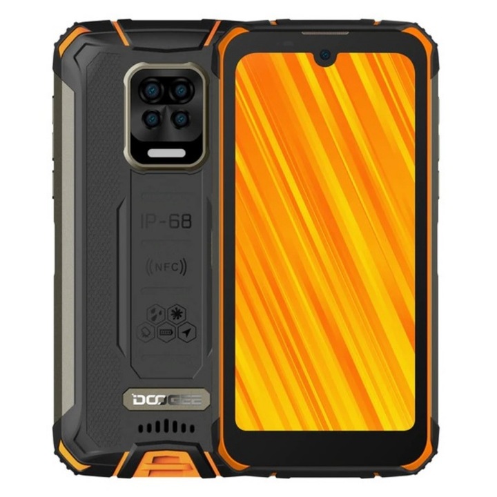Telefon mobil Doogee S59 Pro, Dual SIM, 128 GB, 4 GB RAM, 4G, Fire Orange