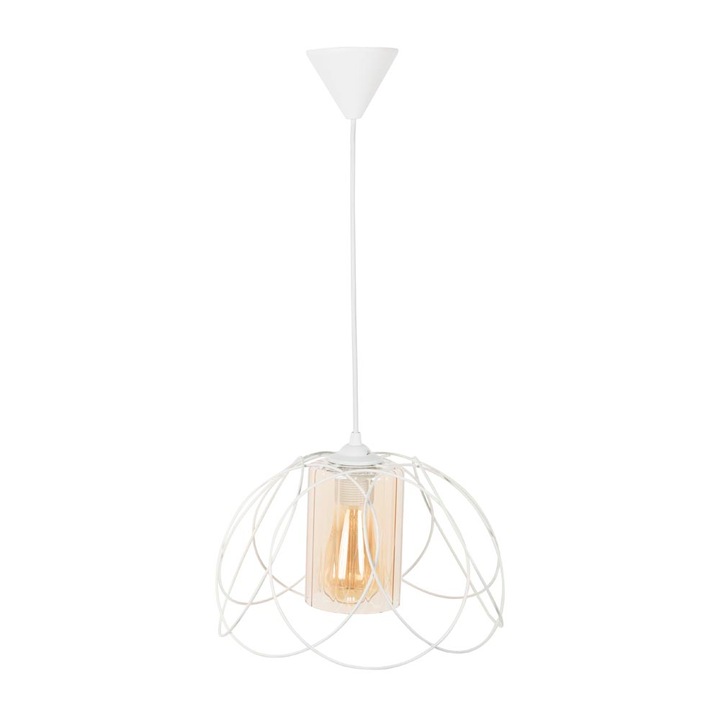 Pendul Leylak Alb 1xE27 60W