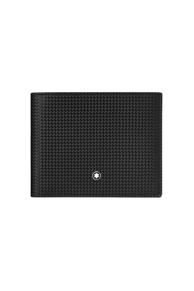 Portofel barbati MONTBLANC, 123947, Piele, 12 x 9.5 x 1.5 cm, Negru