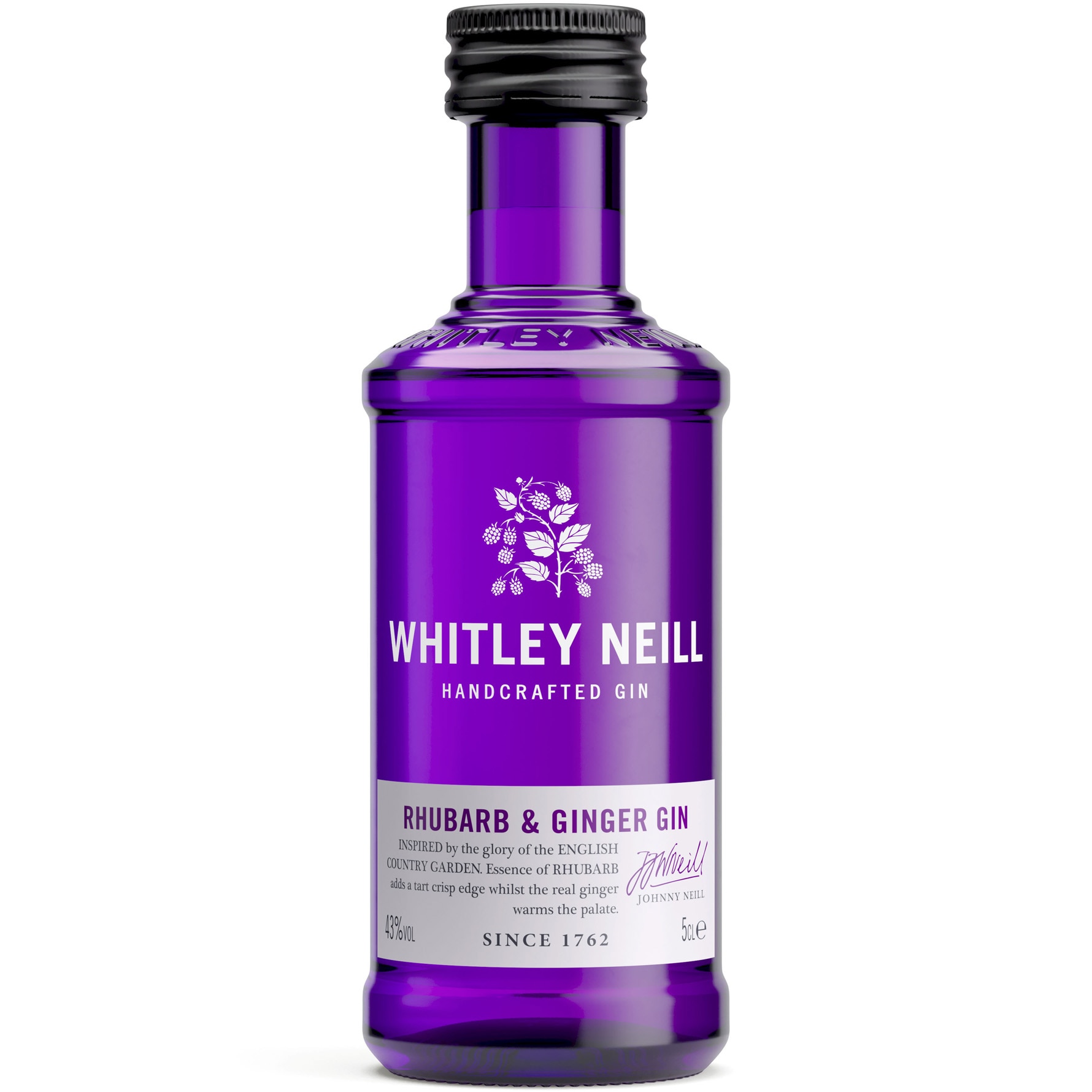 Gin Whitley Neill, Rubarba Si Ginger, 43%, 0.05l