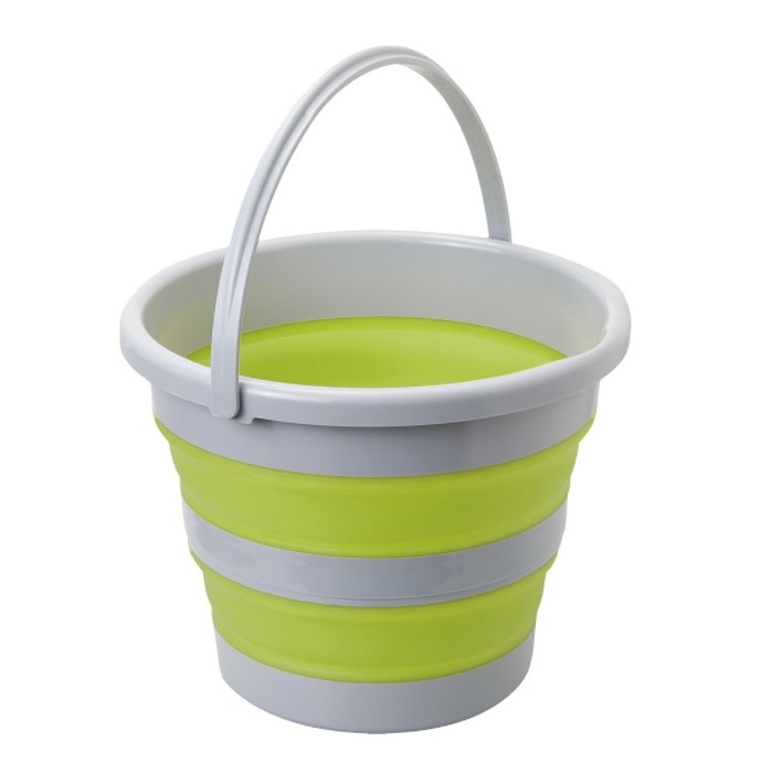 Galeata pliabila verde 10l