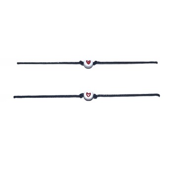 Set 2 x Bratara Gentelo Best Friends, inimioara rosie Set 2 x Bratara Gentelo Best Friends, inimioara rosie