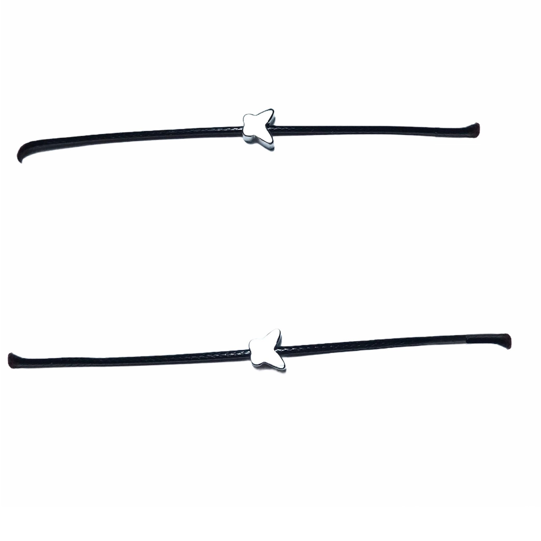 Set Gentelo pentru cadou 2 x Bratara fluture argintiu