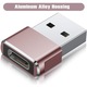 Set 4 adaptoare USB-C, YWD-FMM, Roz