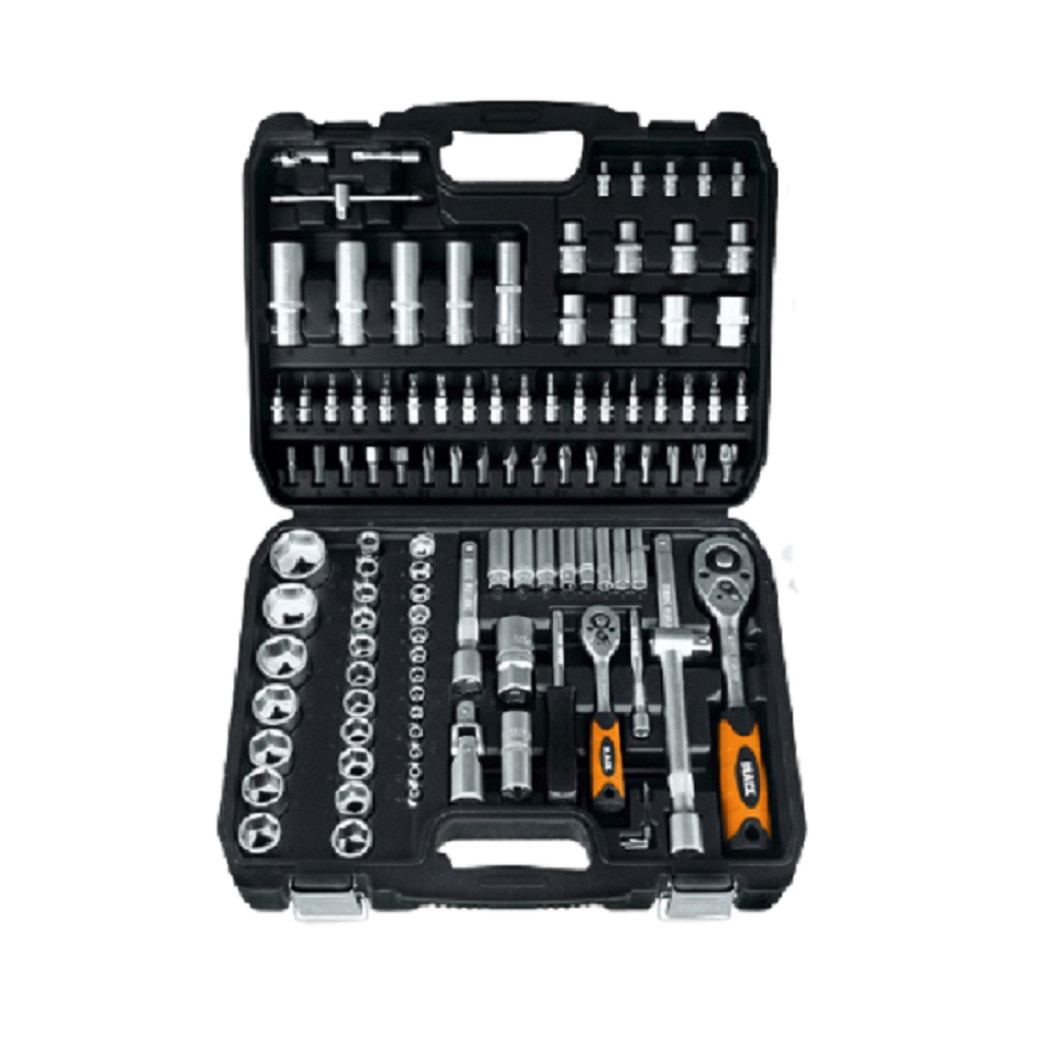 Set de chei tubulare 108 elemente din otel CROM VANADIUM BlackTools csm1031