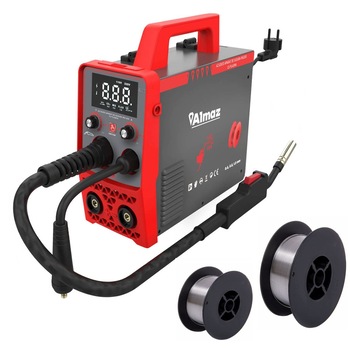 Aparat de sudura cu Plasma - GranDepo ALMAZ ES013 MIG-MMA 200A, Fir sudura MIG 0,8-1.0 mm electrozi sudura MMA 1.6mm-4mm MMA 200A MIG 200A Model ERGONOMIC cu doua role FIR sudura 0.8mm si 0,9mm incluse Aparat de sudura cu Plasma - GranDepo ALMAZ ES013 MIG-MMA 200A, Fir sudura MIG 0,8-1.0 mm electrozi sudura MMA 1.6mm-4mm MMA 200A MIG 200A Model ERGONOMIC cu doua role FIR sudura 0.8mm si 0,9mm incluse