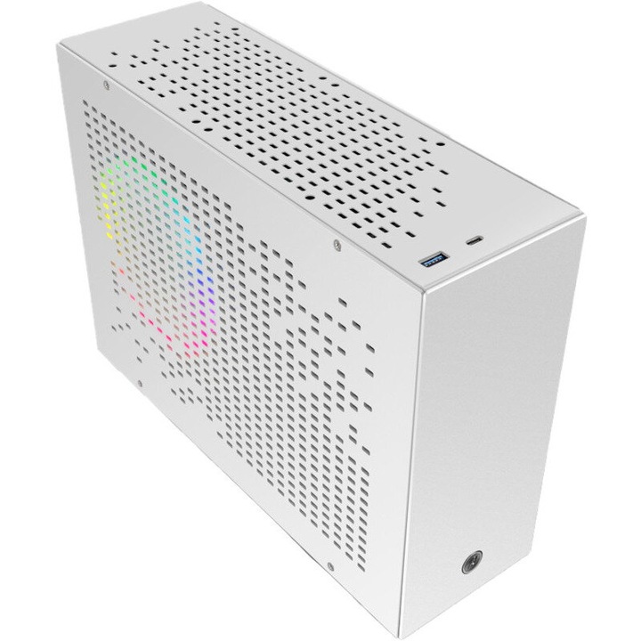 Корпус RAIJINTEK OPHION 7L, HTPC, без захранване, Mini ITX, Бял