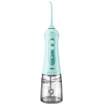 Irigator Bucal EvoSmart™ OR, Profesional Pentru Dus Bucal si Oral, Fara Fir, Portabil, Cu Baterie 1400mAh, 3 Trepte De Presiune, 300ml Rezervor, Capete Intradentare Incluse, Turcuaz Irigator Bucal EvoSmart™ OR, Profesional Pentru Dus Bucal si Oral, Fara Fir, Portabil, Cu Baterie 1400mAh, 3 Trepte De Presiune, 300ml Rezervor, Capete Intradentare Incluse, Turcuaz