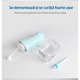 Irigator Bucal EvoSmart™ OR, Profesional Pentru Dus Bucal si Oral, Fara Fir, Portabil, Cu Baterie 1400mAh, 3 Trepte De Presiune, 300ml Rezervor, Capete Intradentare Incluse, Turcuaz