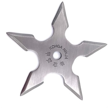 Steluta ninja pentru aruncat la tinta, 5 colturi, husa, argintie, DIMITRIS-182 Steluta ninja pentru aruncat la tinta, 5 colturi, husa, argintie, DIMITRIS-182