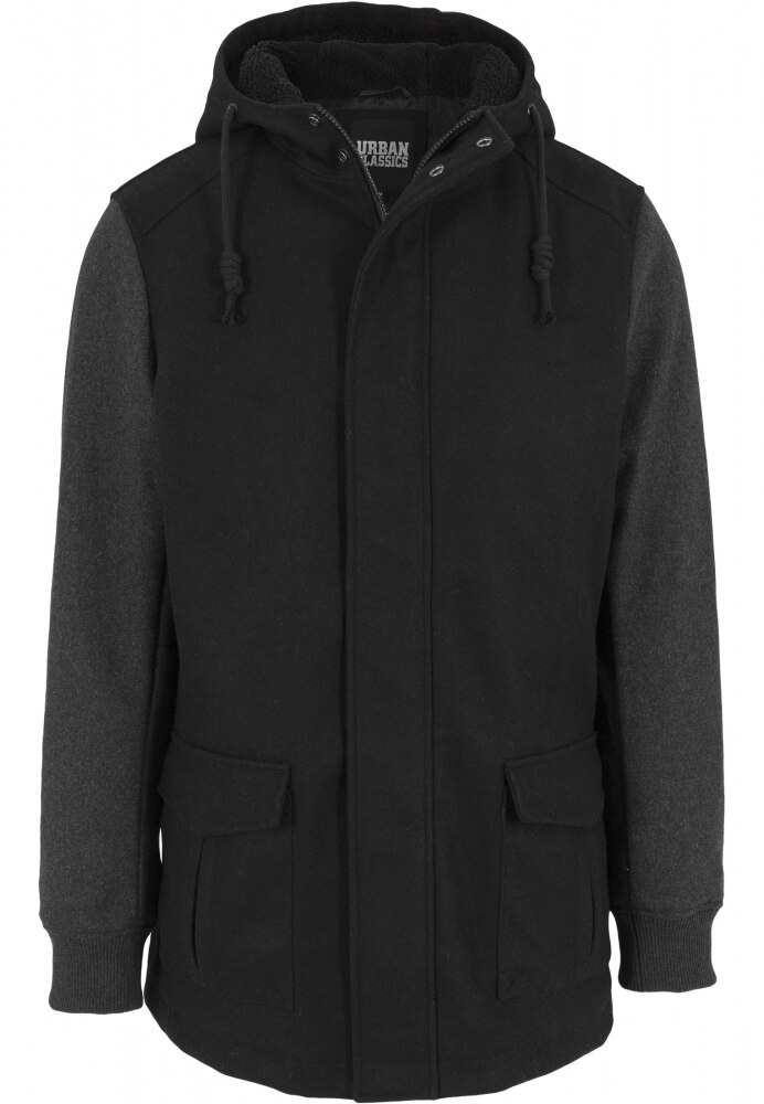 Geaca groasa elegante Urban Classics, Negru-Gri, S