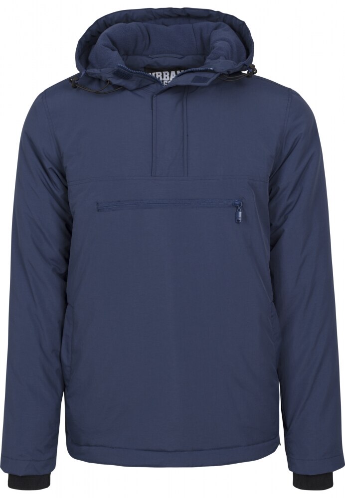 Geaca urban cu gluga si buzunare Urban Classics, Bleumarin, L