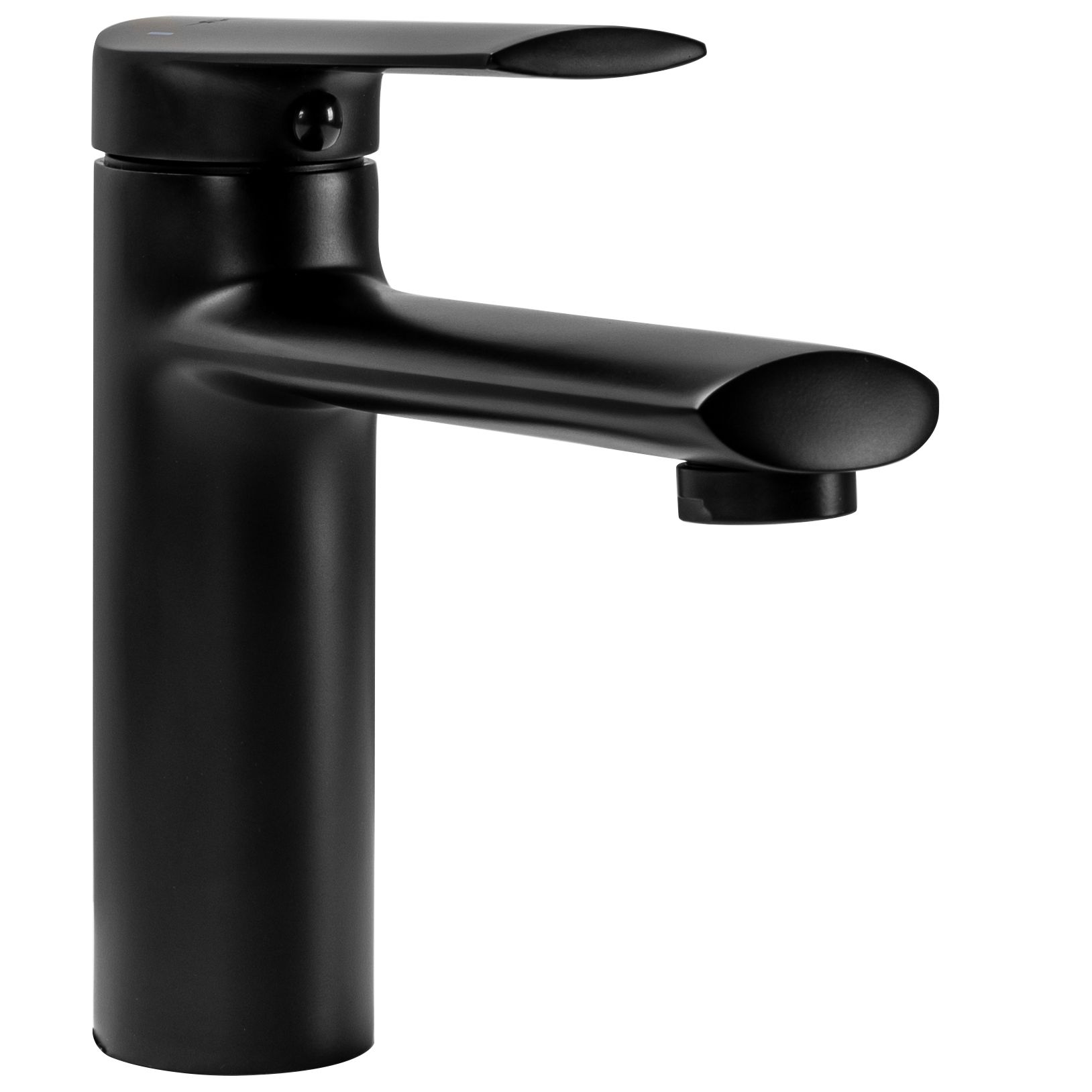 Baterie lavoar Ego-Buzz , montaj pe lavoar, finisaj negru mat, perlator aer