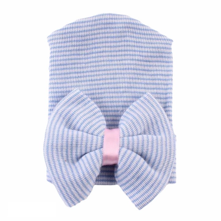 Детска шапка, 0-6 месеца, Син