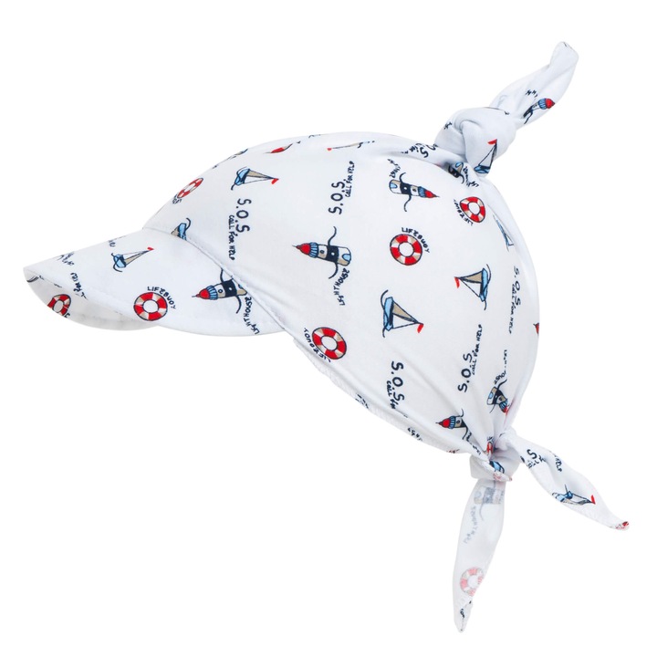 Bandana , NANDY, pentru copil, Alb, CHST-DASZ-70