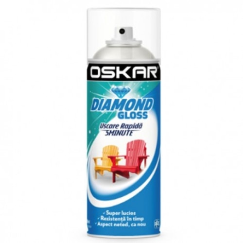 Spray vopsea oskar diamond gloss galben solar
