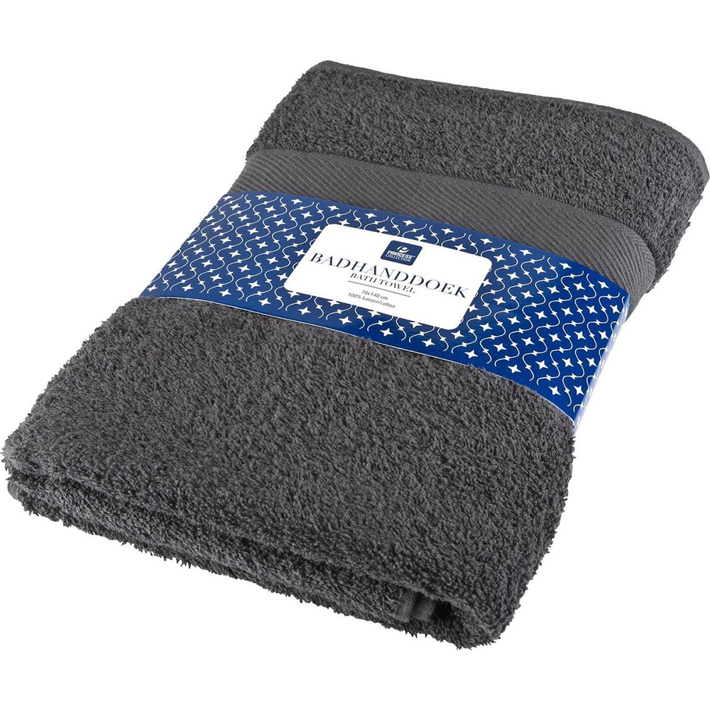 Prosop baie corp Princess, 70 x 140 cm, 500 g/mp, 100% bumbac, gri