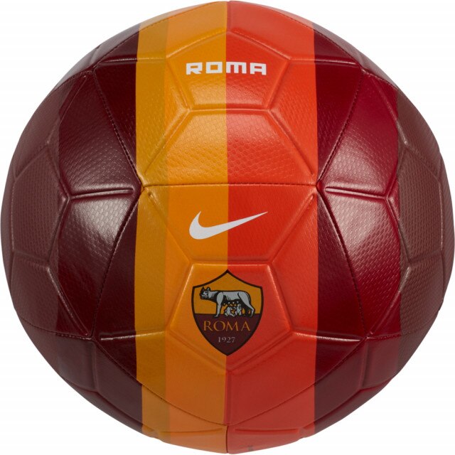 Minge fotbal Nike AS Roma Strike, visiniu/galben, 5