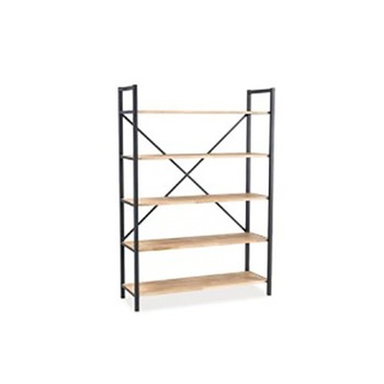 Etajera cadru metalic, 5 polite lemn, Loras, 176x120 cm Etajera cadru metalic, 5 polite lemn, Loras, 176x120 cm