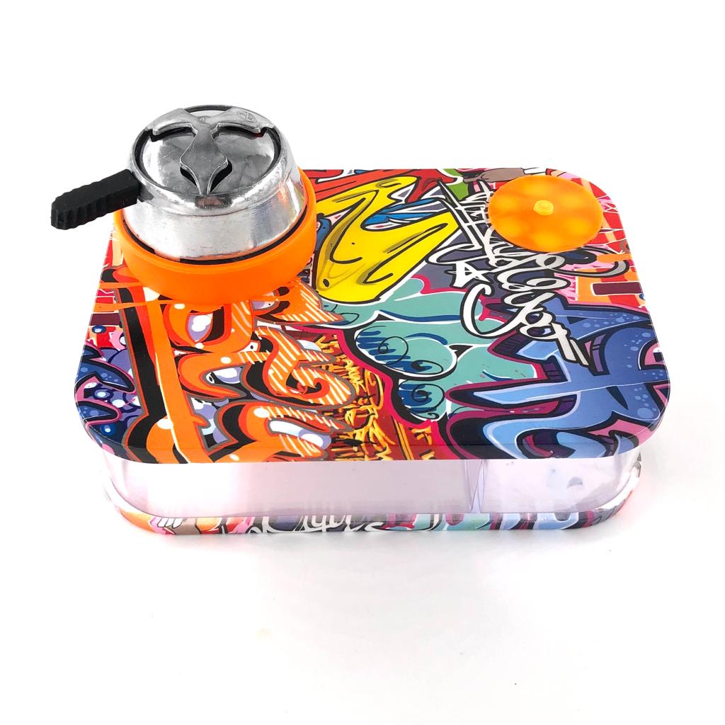 Narghilea Hookah Streets of Brooklyn, 1 furtun, LED, 22 cm