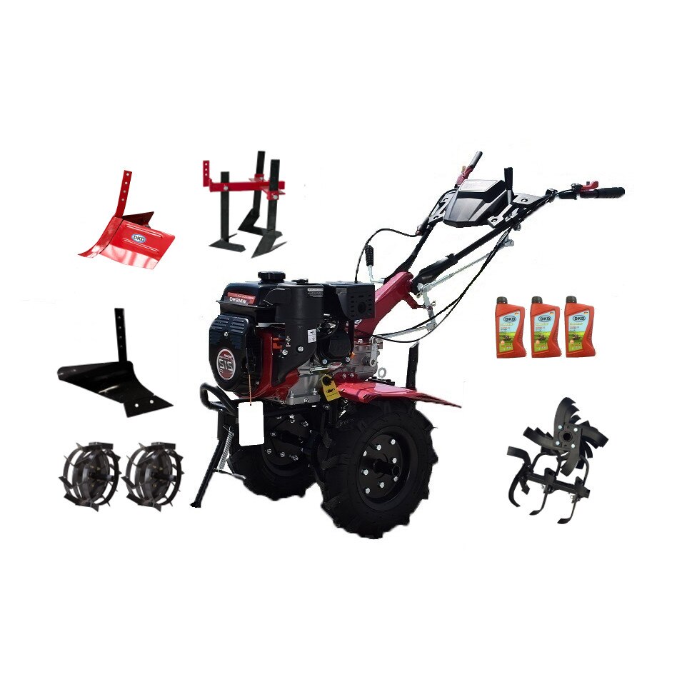 Pachet Motocultor Profesional Weima WM 990 New, 3 Viteze, Motor 7CP, 6 piese