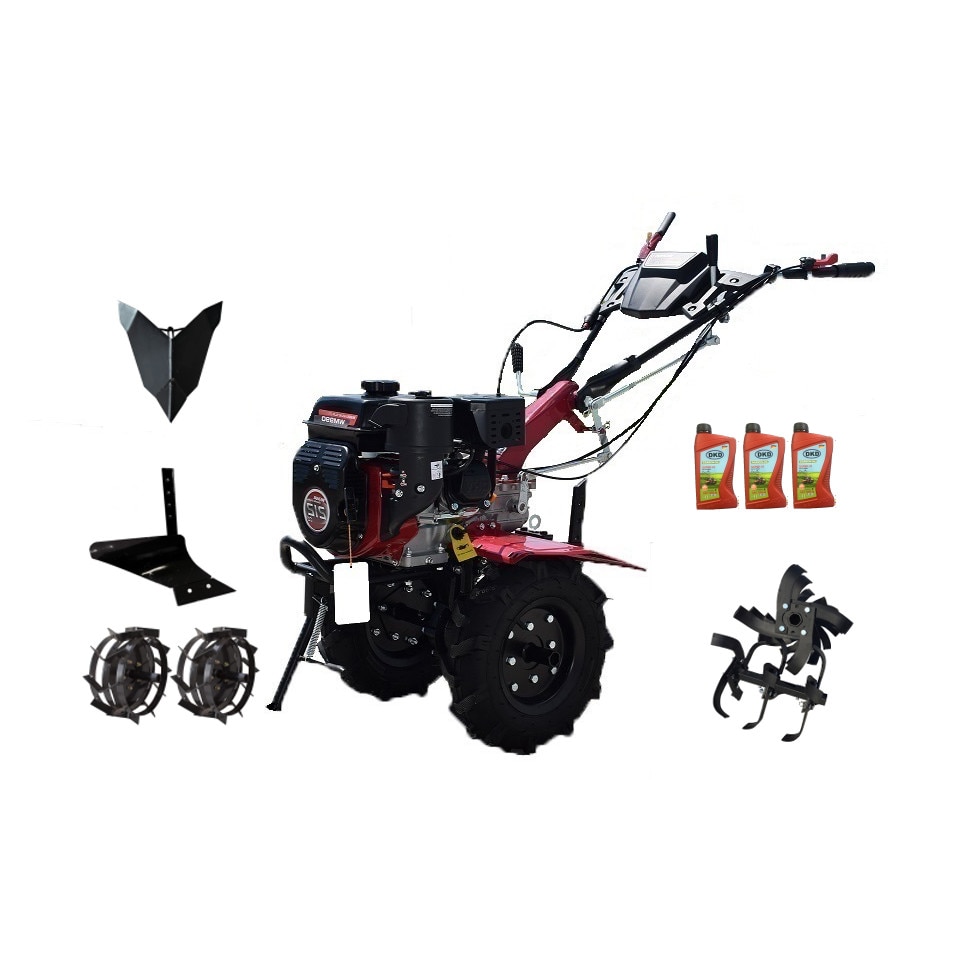 Pachet Motocultor Profesional Weima WM 990 New, 3 Viteze, Motor 7CP, 5 piese