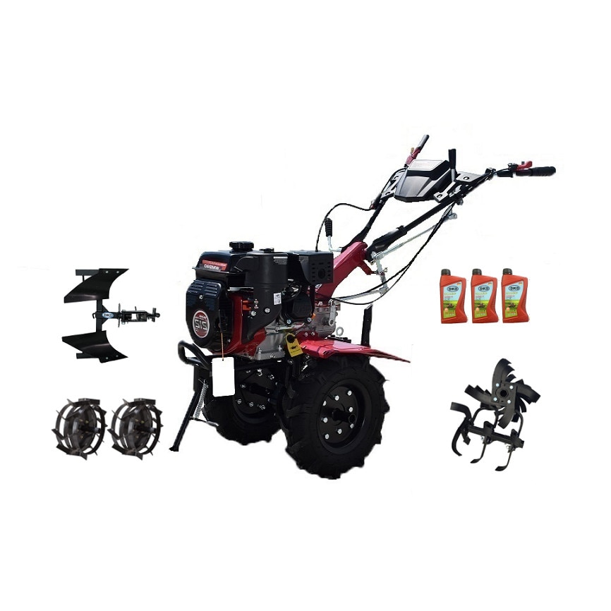 Pachet Motocultor Profesional Weima WM 990 New, 3 Viteze, Motor 7CP, 4 piese