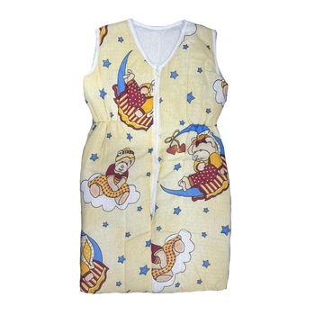 Sac de dormit pentru copii Mini Junior 50-30C, Crem 6 luni Sac de dormit pentru copii Mini Junior 50-30C, Crem 6 luni