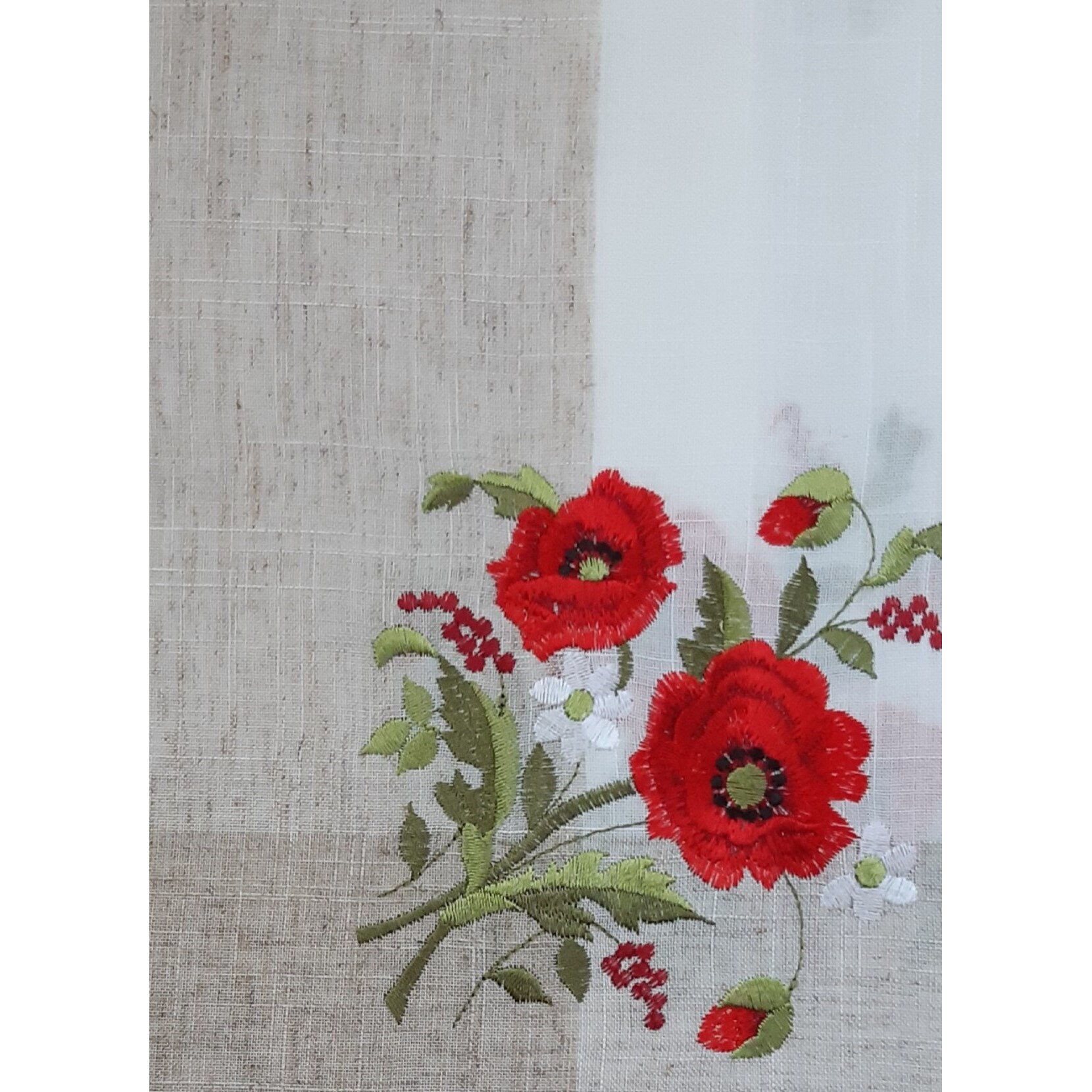 Fata de masa cu broderie 85x85 cm