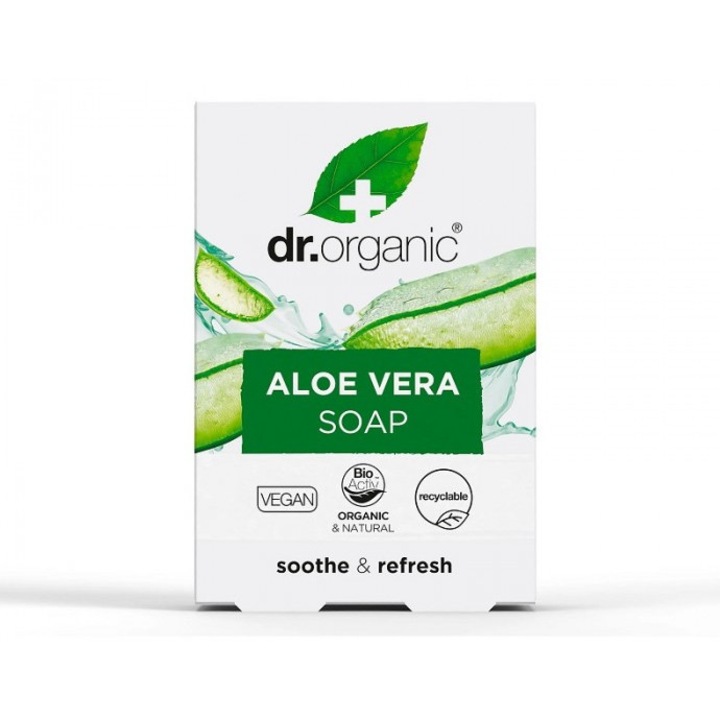 Sapun bio cu aloe vera Dr Organic 100 g