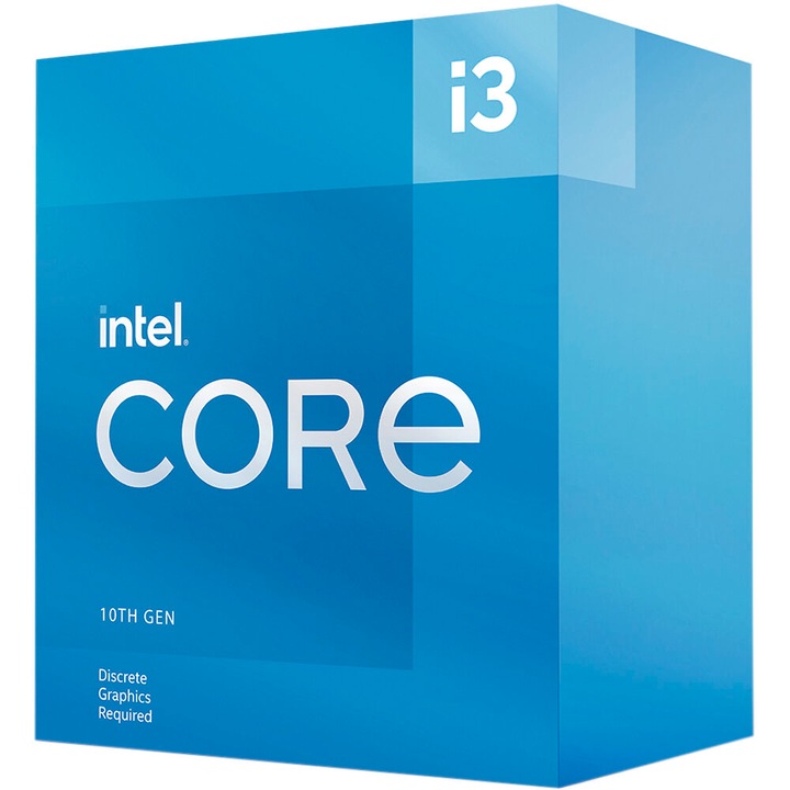 Процесор Intel® Core™ i3-10105F Comet Lake, 3.70GHz, 6MB, socket 1200, Box