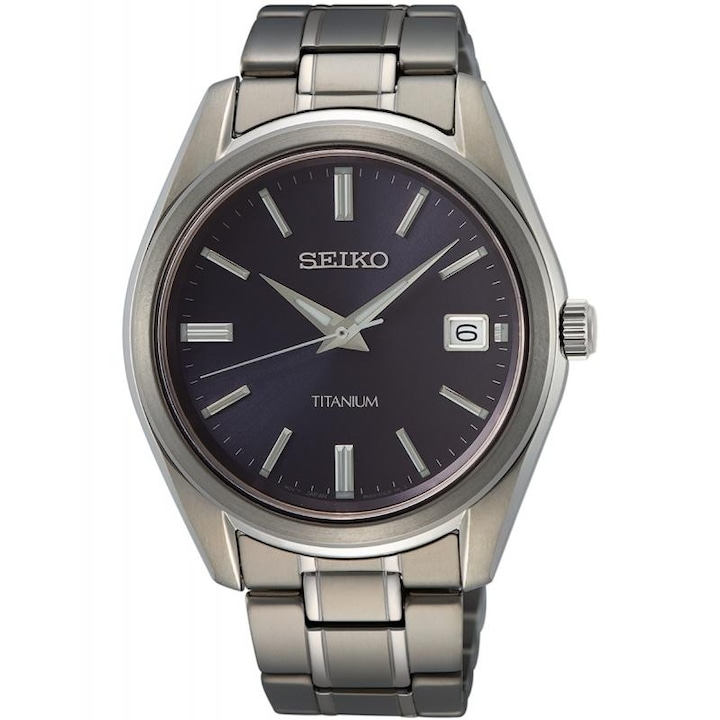 Мъжки часовник Seiko SUR373P1 Quartz, Сив