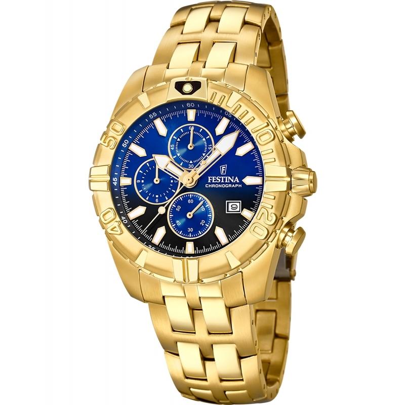 Ceas barbatesc Festina F20356/5 Quartz Auriu