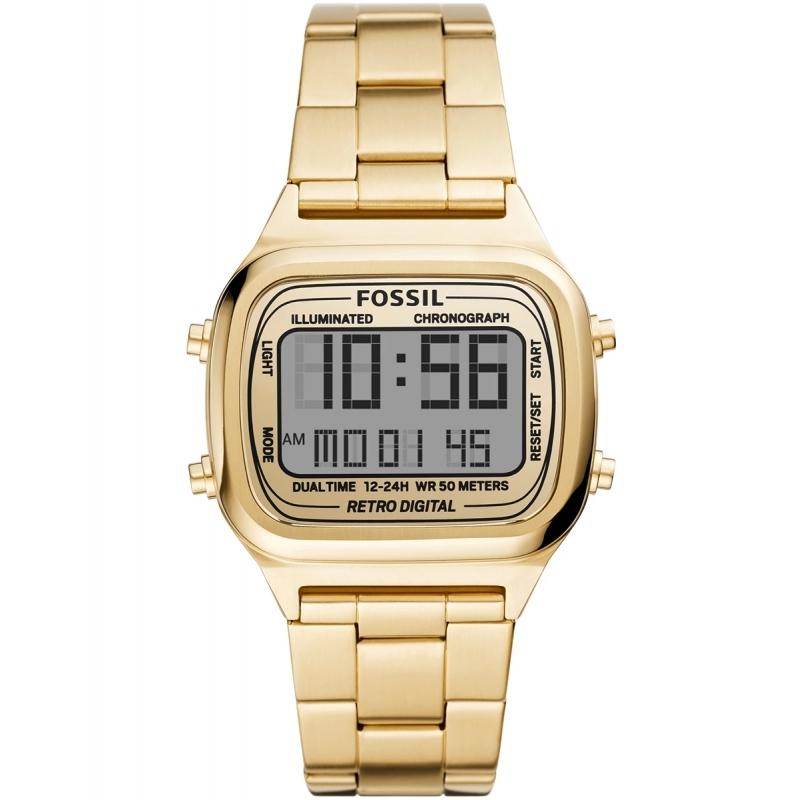 Ceas barbatesc Fossil FS5843 Quartz Auriu