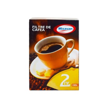 Set 100 Filtre de Cafea Misavan, Nr.2 Set 100 Filtre de Cafea Misavan, Nr.2