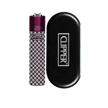 Bricheta Clipper Large Metal British brown si cutie metalica Bricheta Clipper Large Metal British brown si cutie metalica