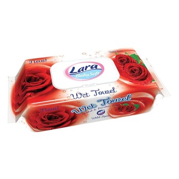 Set 80 Servetele Umede Lara cu Trandafiri Fara Alcool si Parabeni Set 80 Servetele Umede Lara cu Trandafiri Fara Alcool si Parabeni