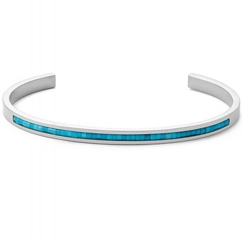 Bratara Fossil Vintage Casual JF03715040, Argintiu, Albastru Bratara Fossil Vintage Casual JF03715040, Argintiu, Albastru