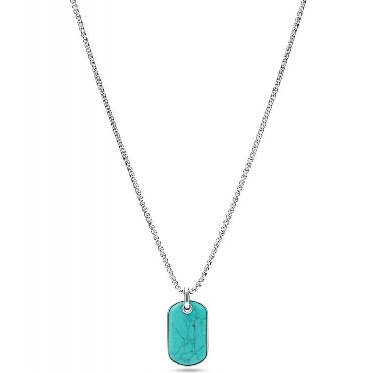 Lant Fossil Vintage Casual JF03716040, Argintiu, Albastru