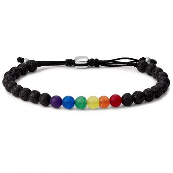 Bratara Fossil Fashion JF03721040, Argintiu, Negru Bratara Fossil Fashion JF03721040, Argintiu, Negru