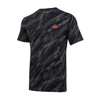 Tricou Nike Essentials AOP DD3372-068, Barbati, Negru Tricou Nike Essentials AOP DD3372-068, Barbati, Negru