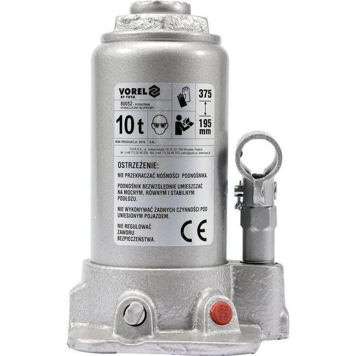 Cric hidraulic tip butelie Vorel, 10T