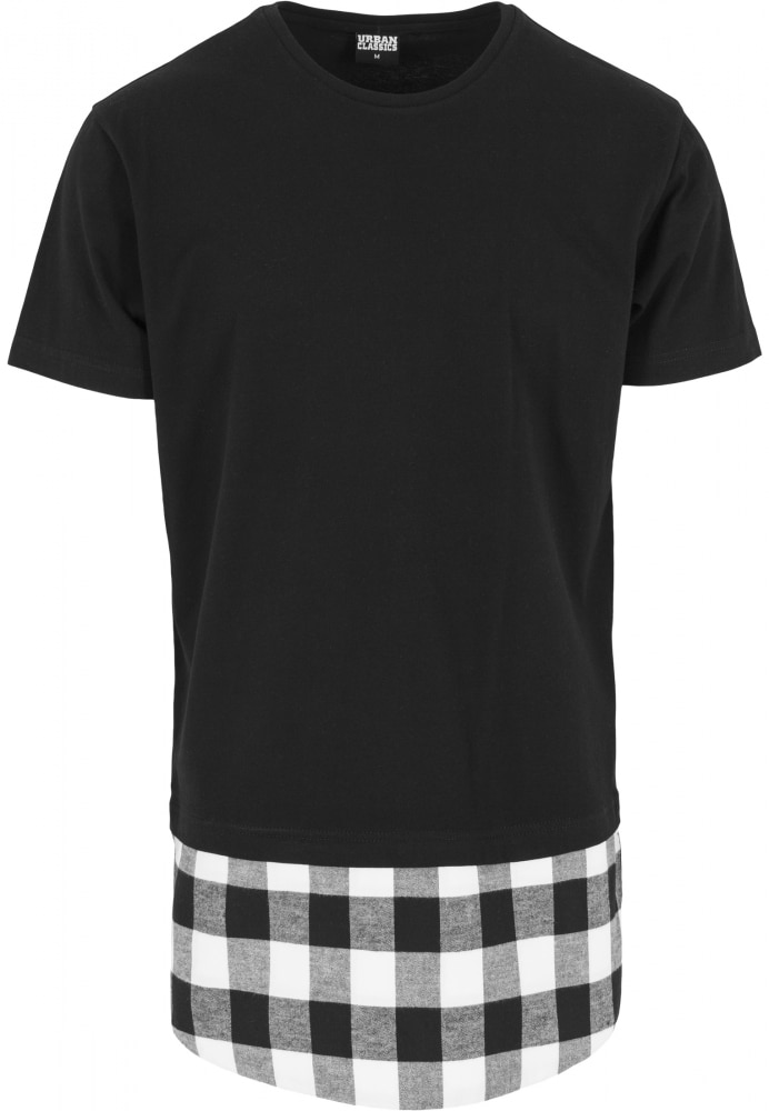 Tricou cool lung barbati Urban Classics, Negru-negru
