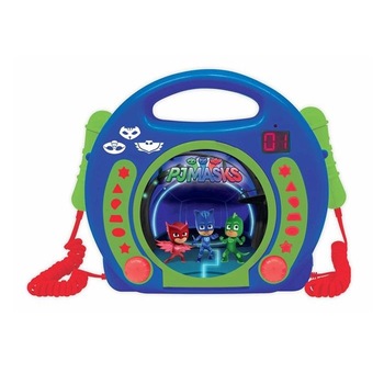Aparat Karaoke Lexibook portabil cu 2 microfoane si CD Player Pj Masks Aparat Karaoke Lexibook portabil cu 2 microfoane si CD Player Pj Masks