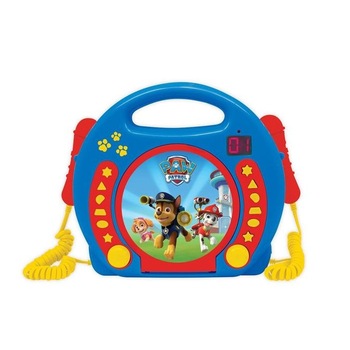 Aparat Karaoke Lexibook portabil cu 2 microfoane si CD Player Paw Patrol Aparat Karaoke Lexibook portabil cu 2 microfoane si CD Player Paw Patrol