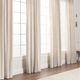 Draperie din catifea cu inele albe, Madison, 150x260 cm, densitate 700 g/mp, Misty rose, 1 buc